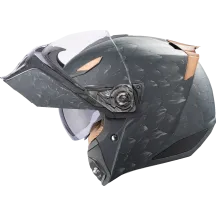 Casco modular Threshold™ Nocturnal 2 — S, negro mate, fibra de vidrio კომპuesta