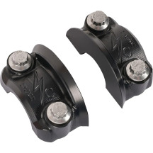 Abrazadera de Percha Speedway — Izquierda y Derecha, Negro Pulido