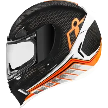 ICON Airframe Pro™ Carbon Hyperstrike Helmet — S, Full Face, Carbon Fiber, Black/Orange/Red