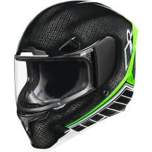Casco Airframe Pro™ Carbon Hyperstrike — L, negro, verde