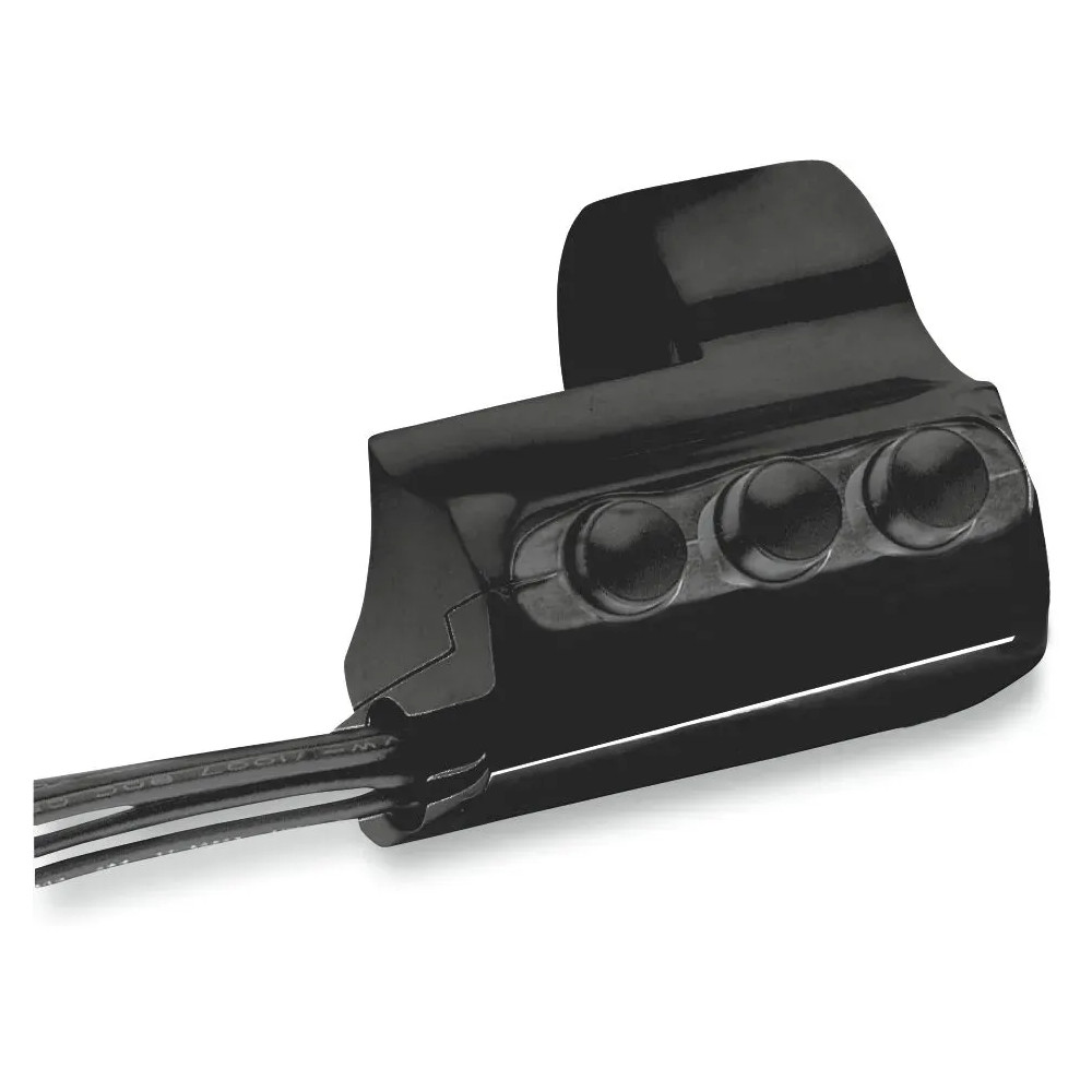 Contour Billet Handlebar Switch — 3-button, 25.4 mm (1"), Black