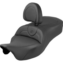 Asiento Roadsofa™ King — Asiento de 2 Plazas, Negro, con Respaldo para Conductor