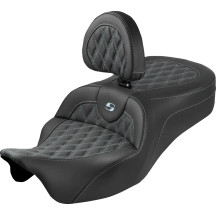 Asiento Roadsofa™ King — Negro, asiento biplaza, con respaldo del conductor