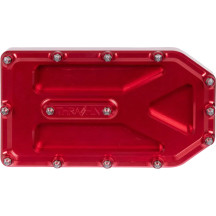 Almohadilla del pedal de freno Aggressor — 4.75" x 2.75", Rojo