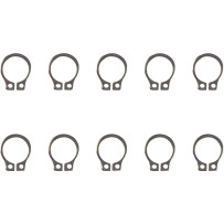 Retaining Rings — Clutch, Brake, Foot Peg, 10-pack, Silver