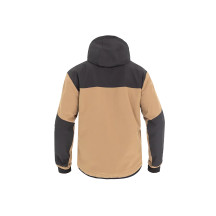 XTM® V3 Sudadera con capucha Softshell Rip Stop — Talla S, Marrón claro