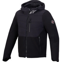 Chaqueta impermeable Therma-Tech — Negra, XL