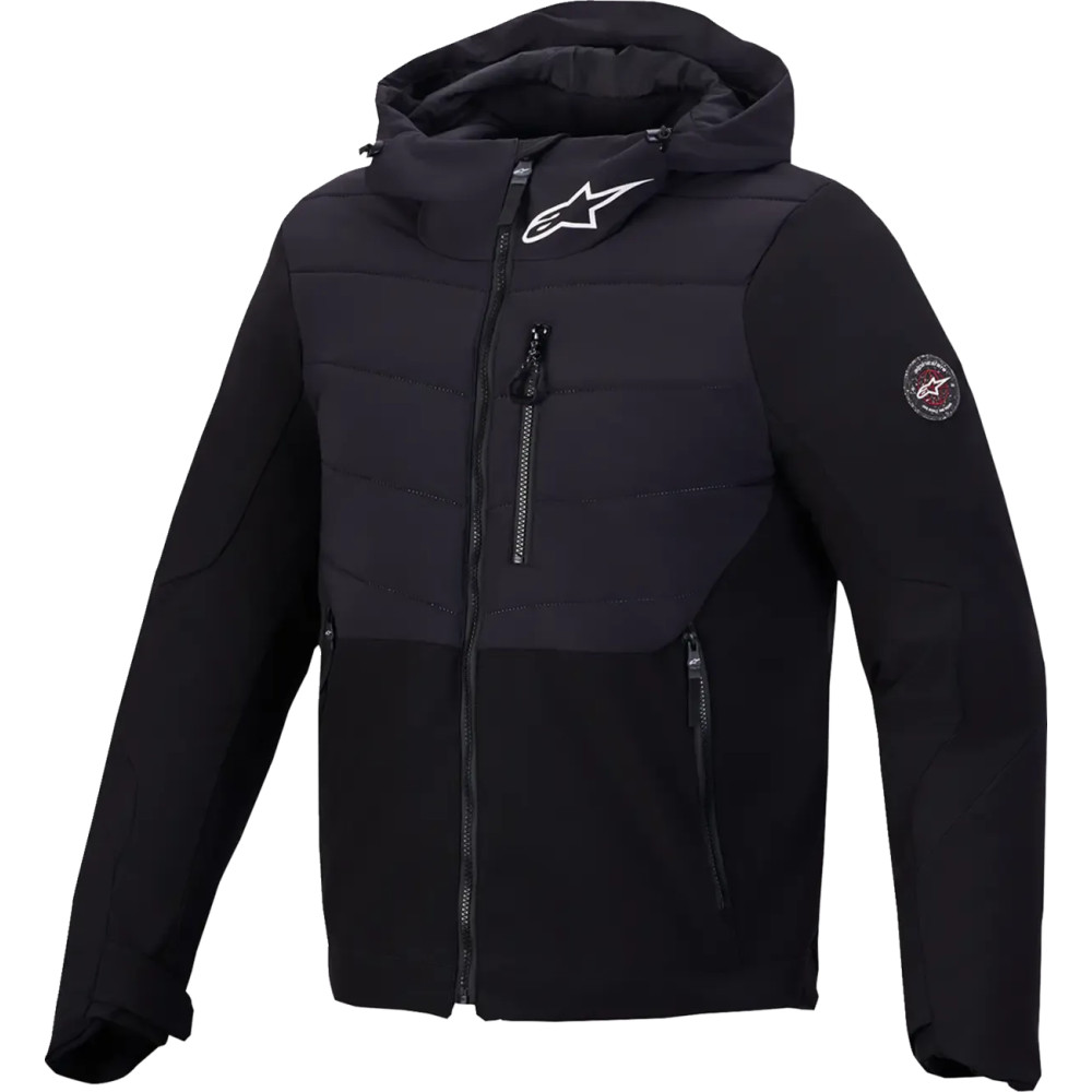 Chaqueta impermeable Therma-Tech — Negra, XL