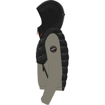 Chaqueta impermeable Therma-Tech — M, gris, negro, lista para Tech-Air®
