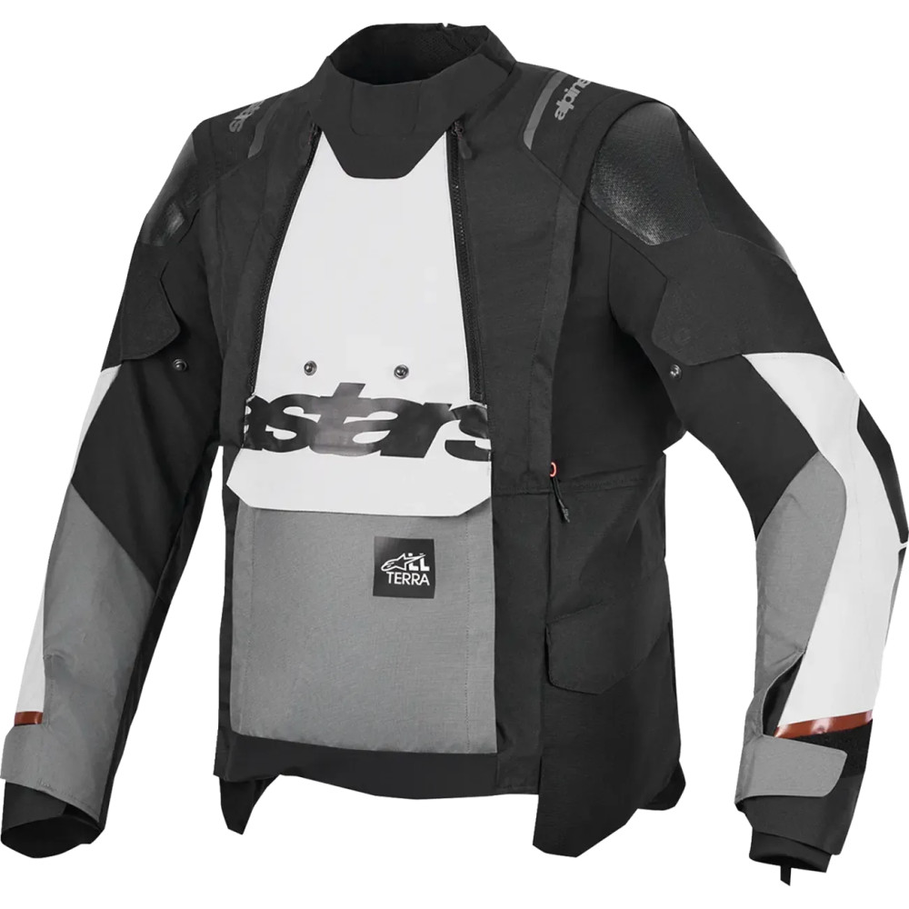 Chaqueta Harok V2 Drystar® — 2XL, Negro, Gris oscuro, Gris