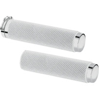 Billet Grips — 25.4 mm (1"), Chrome