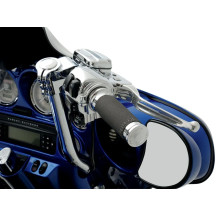 Contour Renthal Wrapped Grips — 25.4 mm (1") handlebar diameter, Chrome