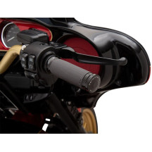 Contour Renthal Wrapped Grips — 25.4 mm (1"), Black anodized