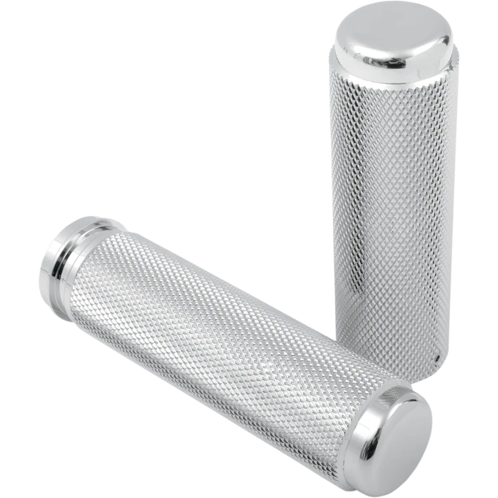 Billet Grips — 25.4 mm (1"), Chrome