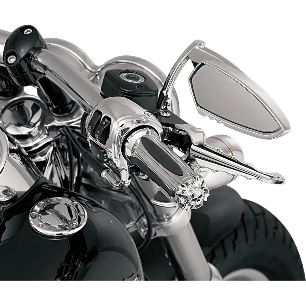 Zombie Grips — 25.4 mm (1") fit, Chrome/Black