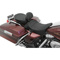 Pillion Pad — 32 cm (12.5"), 30.5 cm (12") rear width, 51 mm (2"), Black