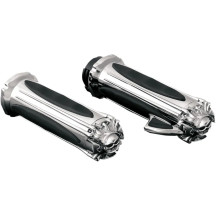 Zombie Grips — 25.4 mm (1") fit, Chrome/Black