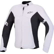 Chaqueta impermeable Stella C-1 — L, gris/negro, mujer