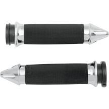 Custom Spike End Grips — 25.4 mm (1"), 12.7 cm (5"), Black