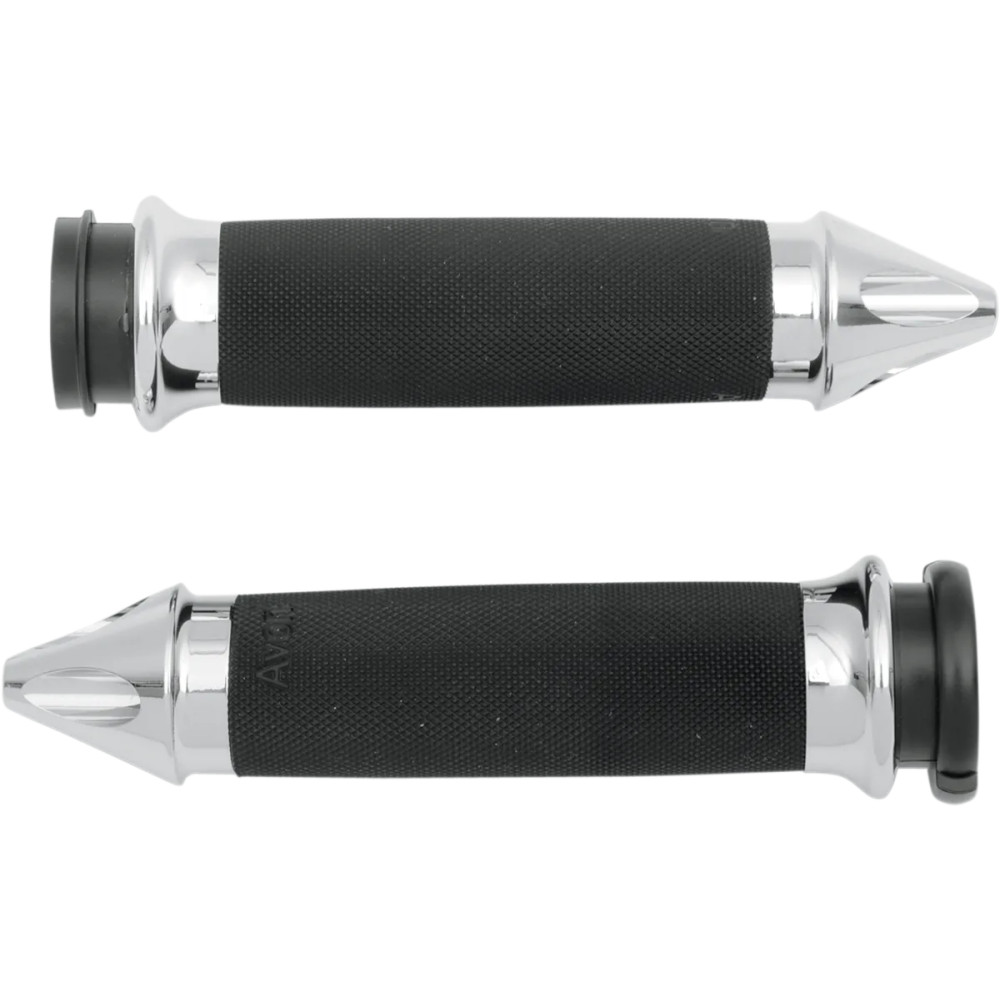 Custom Spike End Grips — 25.4 mm (1"), 12.7 cm (5"), Black