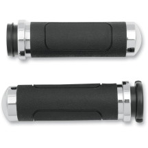 V-Cruiser Grips — 25.4 mm (1"), Black, Polished