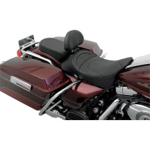 Pillion Pad — 12" rear length, 7" rear width, 1-3/4" thickness, Black