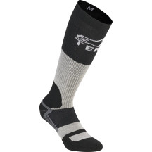 Calcetines AT 8 Merino — Negro, Gris, L, 11-13, 44-47