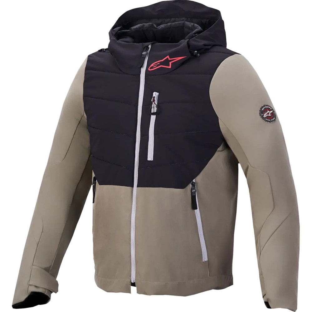 Chaqueta impermeable Therma-Tech — gris, negro, S