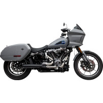 2-into-1 Assault Exhaust System — Black, 2-Into-1 System, Conical