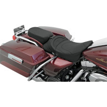 Pillion Pad — 12" rear length, 7" rear width, 1-3/4" thickness, Black