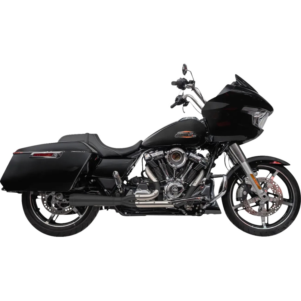 2-into-1 Assault Exhaust System — Black, 2-Into-1 System