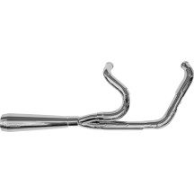 2-into-1 Assault Exhaust System — Polished, Stainless Steel