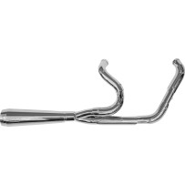 2-into-1 Assault Exhaust System — Polished, Stainless Steel