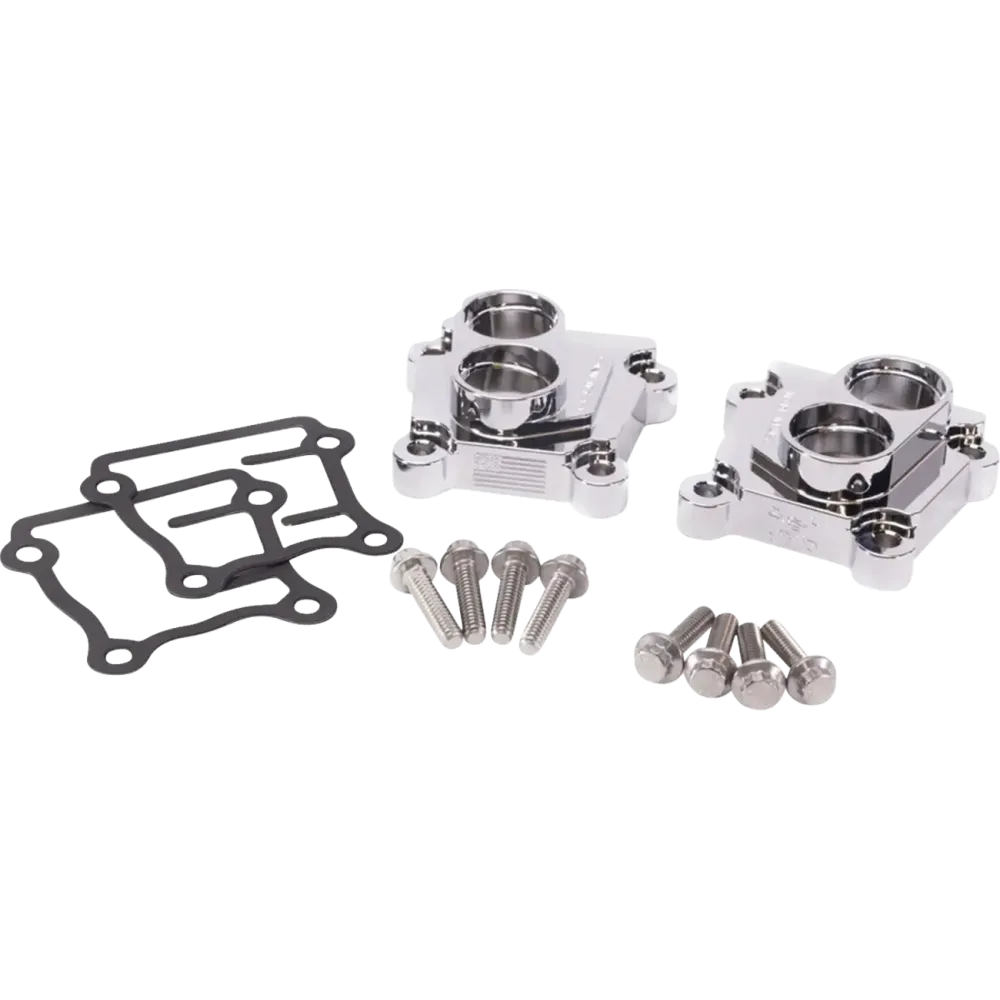 Lifter Block Covers — Chrome, Set