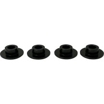 Riser Bushings — Black, Aluminum, Pair