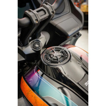 Gas Cap Touring — Touring, Black Gloss