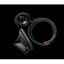 Kit de reubicación de la bocina — Negro, bocina, kit