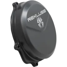 Clutch Cover — Black, anodized, billet aluminum
