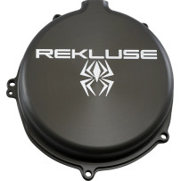 Clutch Cover — Black, anodized, billet aluminum