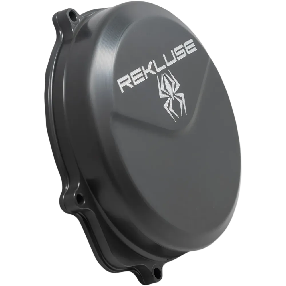 Clutch Cover — Black, anodized, billet aluminum