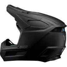 Youth Fleet Blackout Helmet — Youth, S, Black, Matte, MX