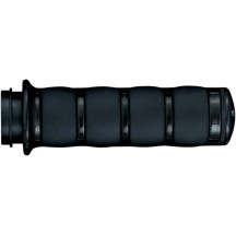 ISO®-Grips for Harley — 25.4 mm (1"), black gloss