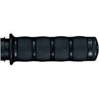 ISO®-Grips for Harley — 25.4 mm (1"), black gloss