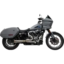2-into-1 Assault Exhaust System — Brushed Stainless, 2-Into-1 System
