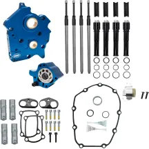 Cam Chest Kit without Cams for Chain Drive M8 — Chain Drive, Black Pushrod Tubes
