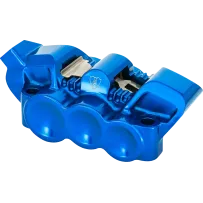 Radial Brake Caliper — 6 Piston, Blue, Left