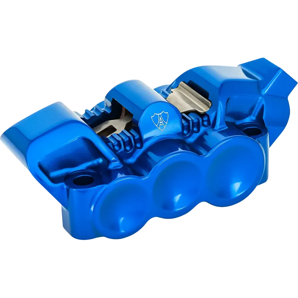 Radial Brake Caliper — 6 Piston, Blue, Right