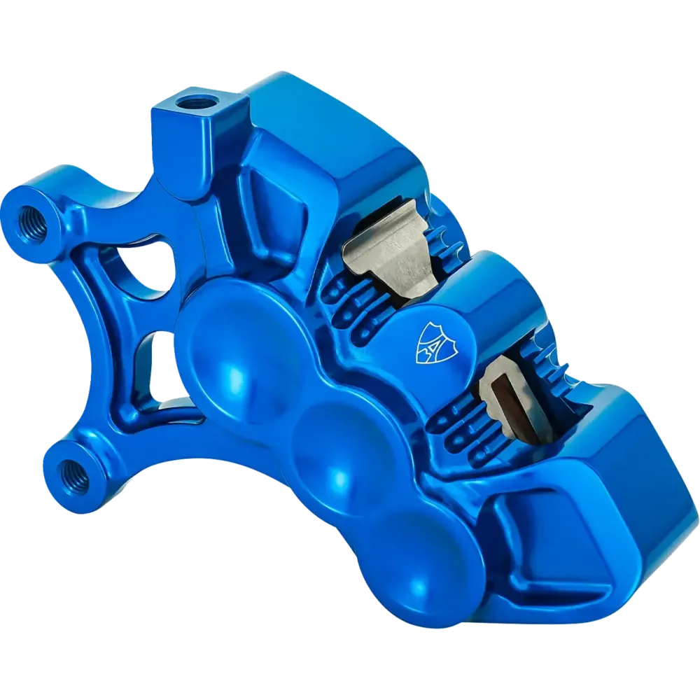 Mono Axial Brake Caliper — 356 mm, 6 Piston, Blue, Left