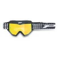 Gafas MX 3201FL Atzaki — Negro, Blanco, Amarillo, lente espejada, talla única