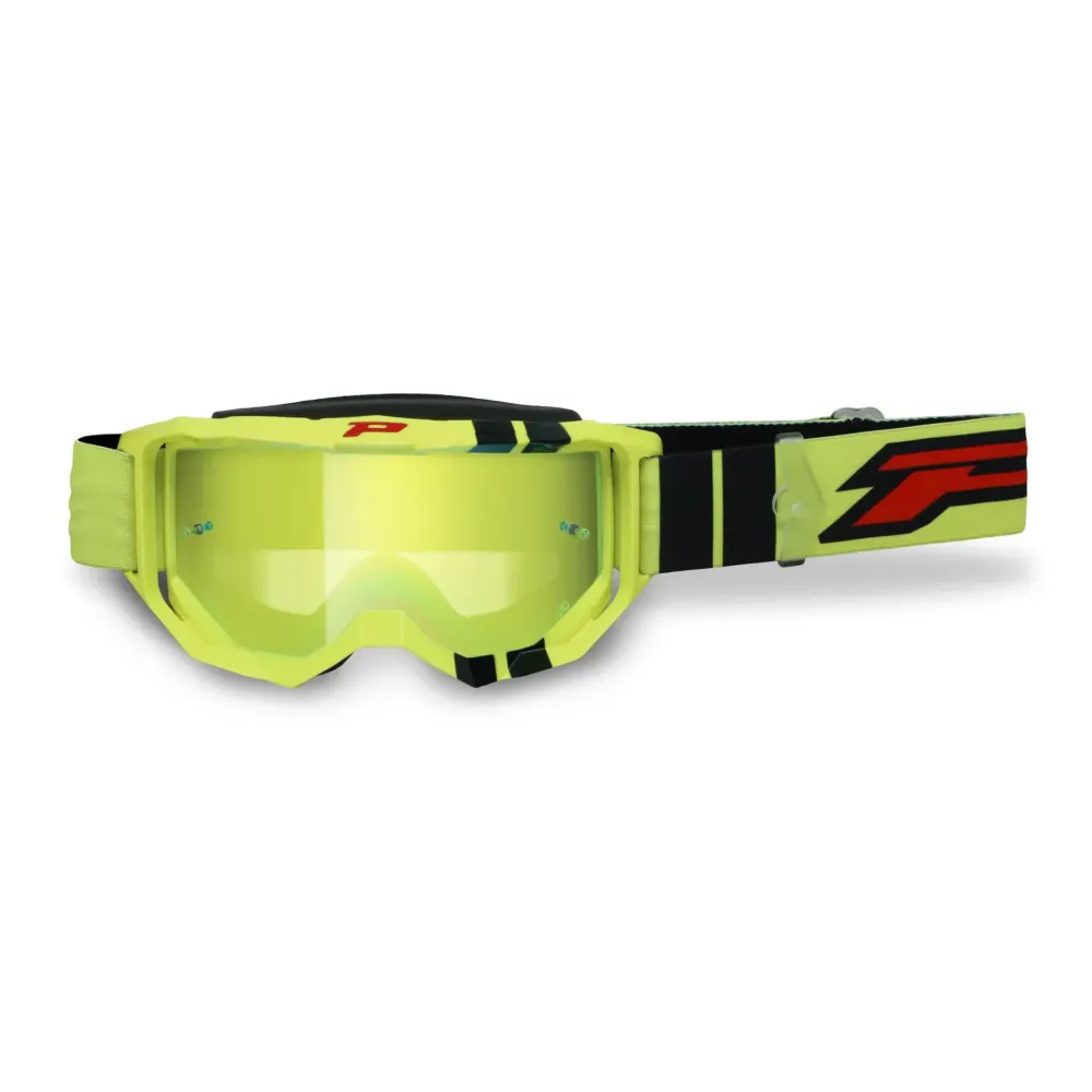 Gafas 3300 Vision Go — amarillo, lente espejo, talla única